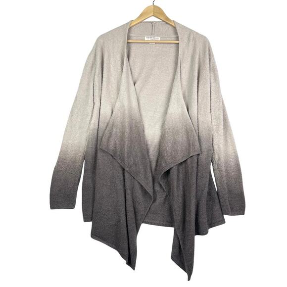 Barefoot Dreams Cozy Chic Calypso Bamboo Chic Lite Wrap Open Front Cardigan L/XL - Picture 1 of 10